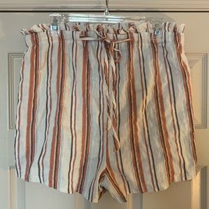 Shein Paper-bag Maternity Shorts Large EUC